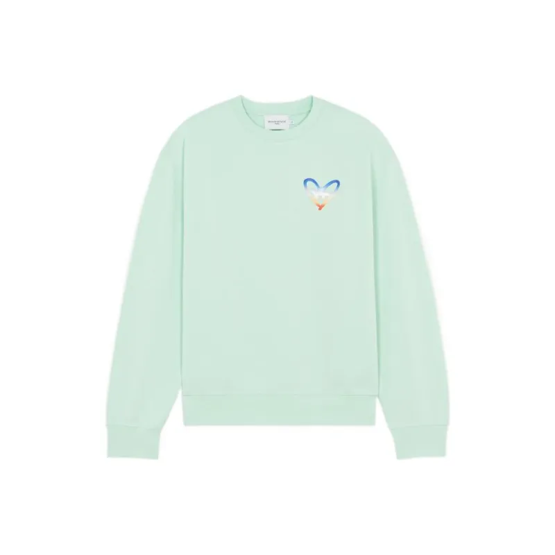 Maison Kitsune Sweatshirts Unisex Green-0