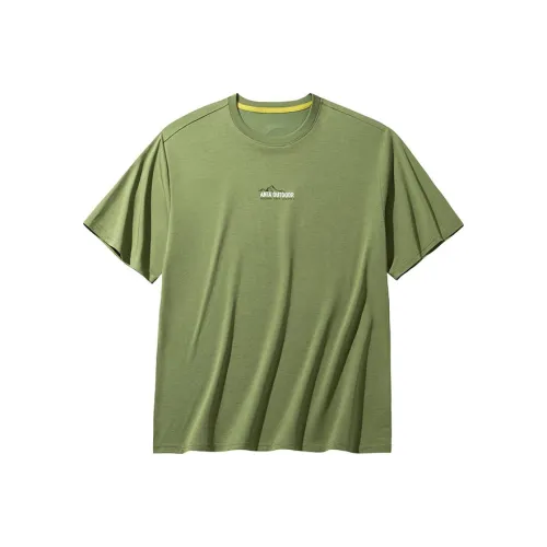 Anta T Shirt Men's Snail Turquoise Green