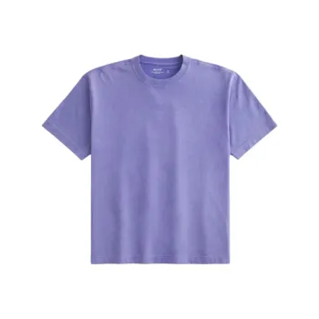 Hollister T Shirt Men's Washed Purple