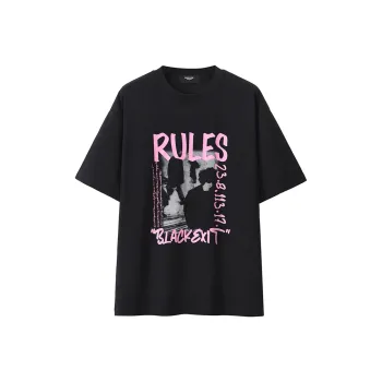 BLACK OF EXIT T Shirts Unisex Black