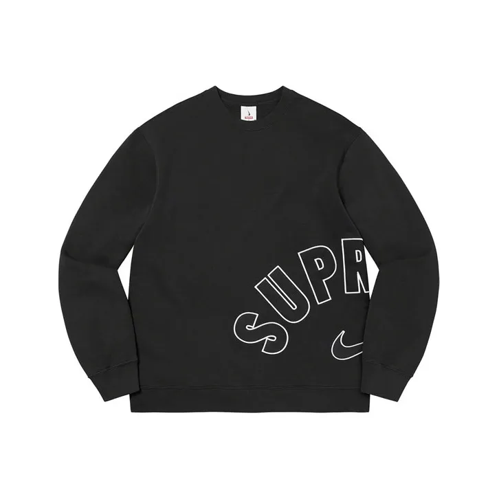 Supreme SS22 Week 14 X Nike Arc Crewneck Heather Grey-0