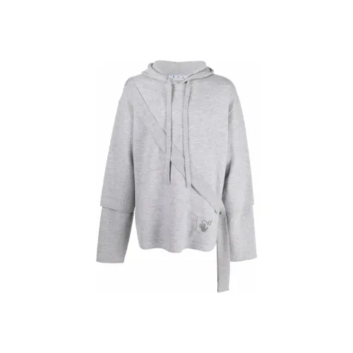 OFF WHITE Asybreezy Band Knit Hoodie