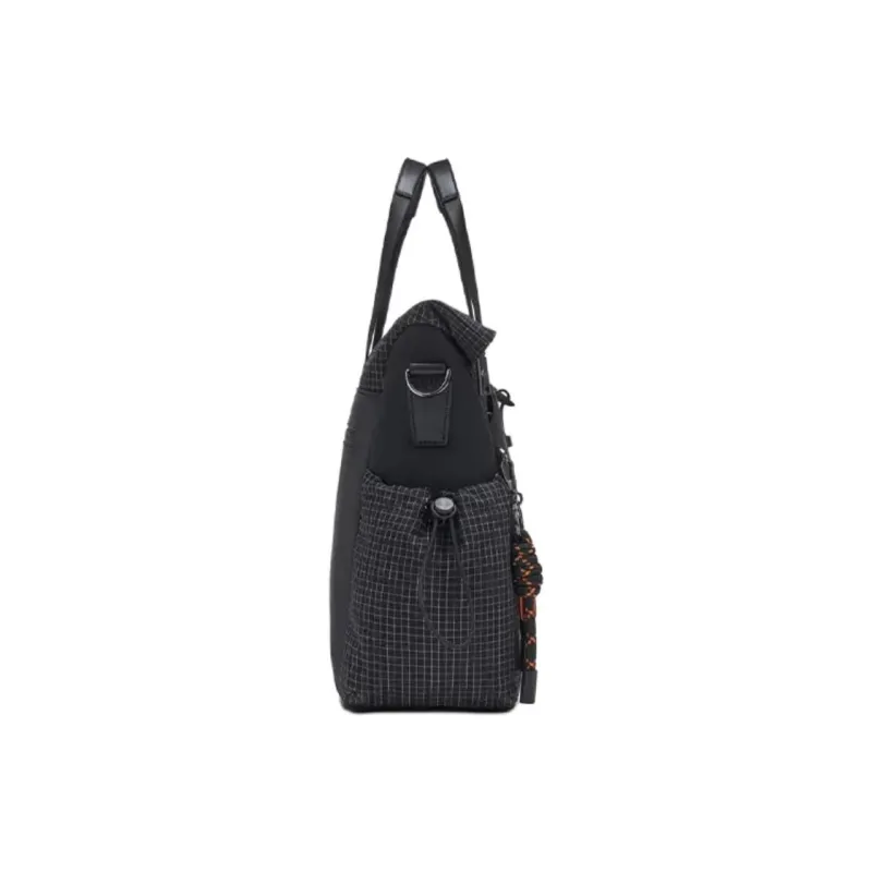 SAMSONITE Fabric With Leather Briefcase, Handbag Men's Black-2