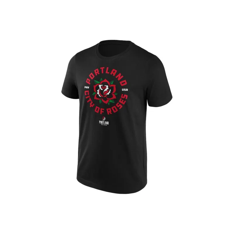NBA Portland Trail Blazers Iconic Hometown T-Shirt Men's Black-0