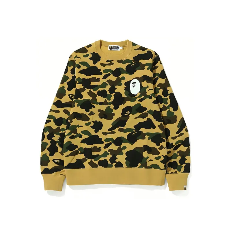 Bape 1st Camo Ape Head Crewneck-2