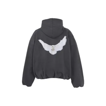 YEEZY X GAP X Balenciaga Dove Hoodie Dark Grey