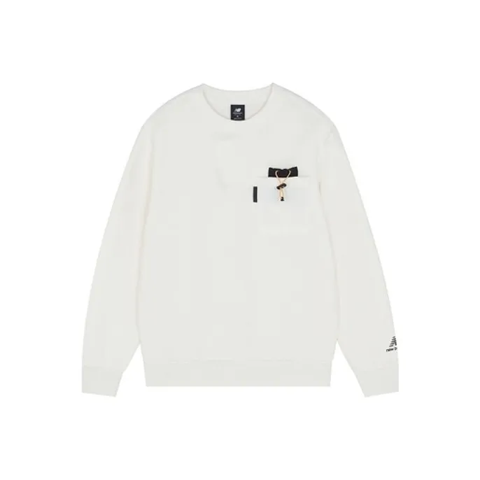 New Balance Sweatshirts Men White-0