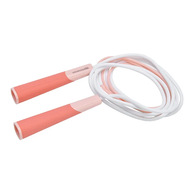 Skechers Fitness Training Non Countable Jump Ropes Fitness Crowd PVC+ABS+Silicone Strap, Silicone Controller 2.6m Pink-2