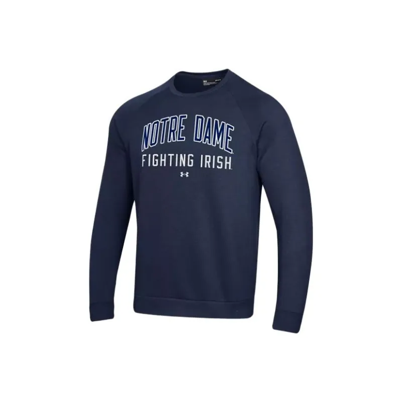 Under Armour Collegiate Sweatshirts Men Navy Blue-0