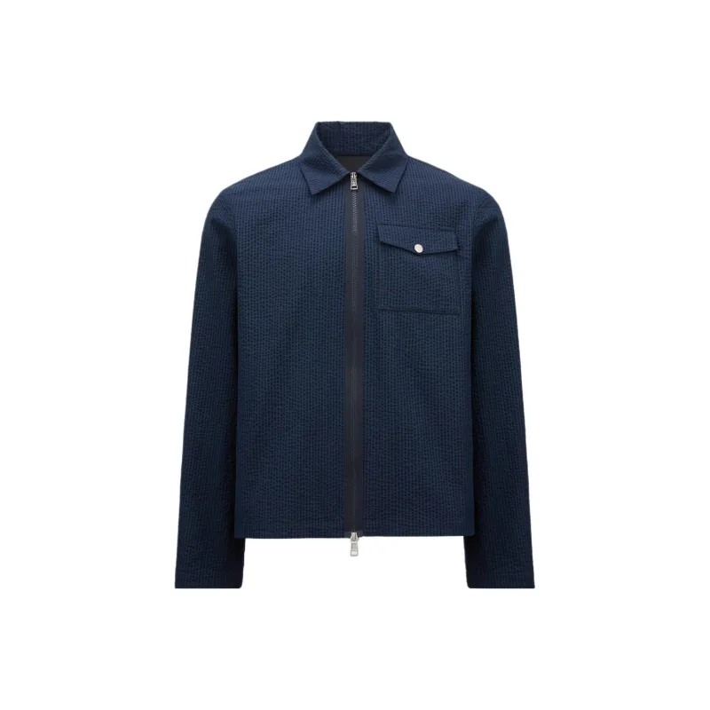 Moncler Seersucker Shirt Jacket-0