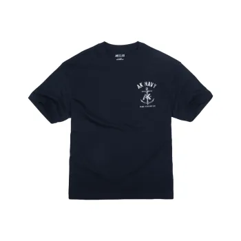 AKCLUB Free Cuba Series T Shirt Men's Navy Blue