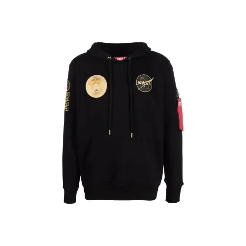 Alpha Industries Sweatshirts Men Black