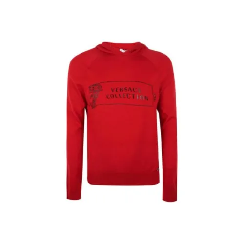 VERSACE Sweatshirts Men Red