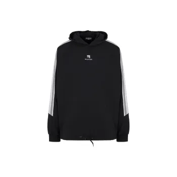 Balenciaga Sporty B Side Stripe Oversized Hoodie