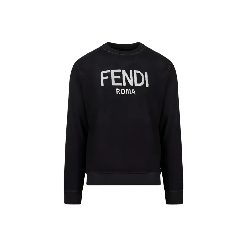 FENDI SS22 Sweatshirt Men's Black-0