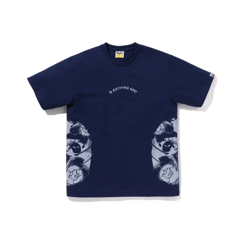 Bape Japanese Tattoo Side Big Ape Head Tee-2