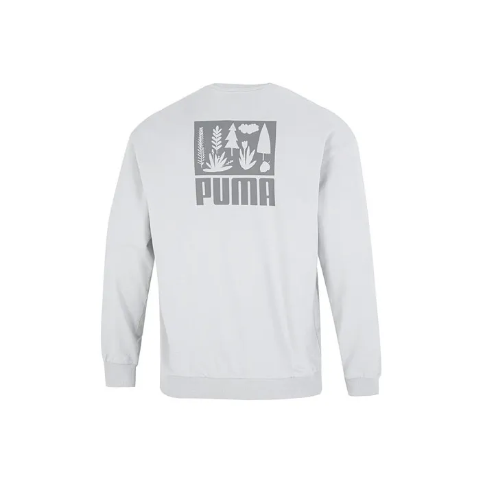 PUMA MMQ Sweatshirts Men Light Gray-0