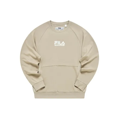 FILA FUSION x White Mountaineering Sweatshirt Men's Cappuccino Khaki