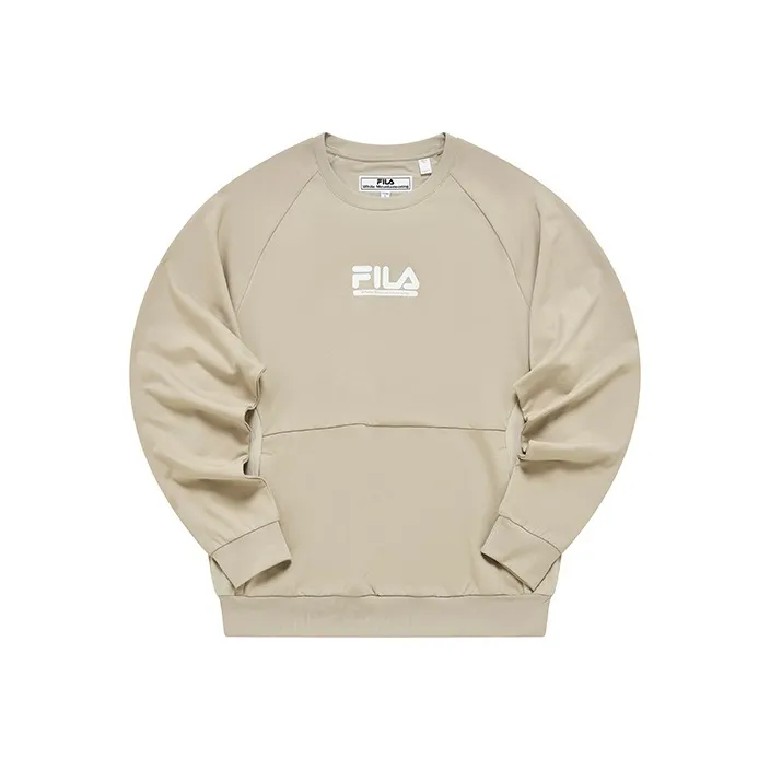 FILA FUSION x White Mountaineering Sweatshirt Men's Cappuccino Khaki-0