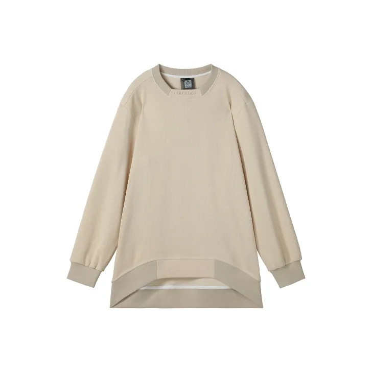 NORVINCY Loose Fit Casual Outerwear Solid Color Sweatshirt Unisex-6