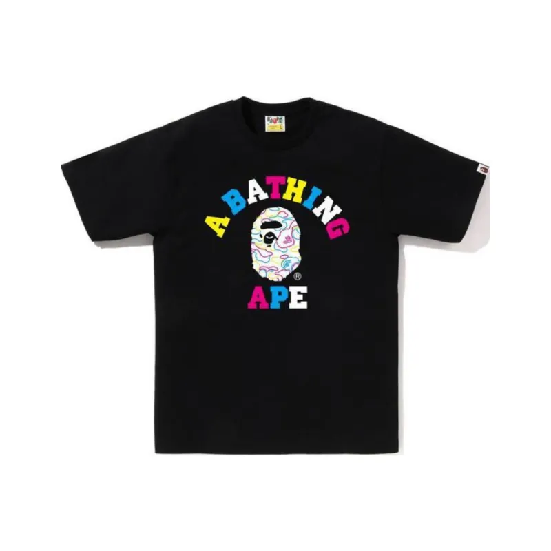 Bape Neon Camo College Tee-1