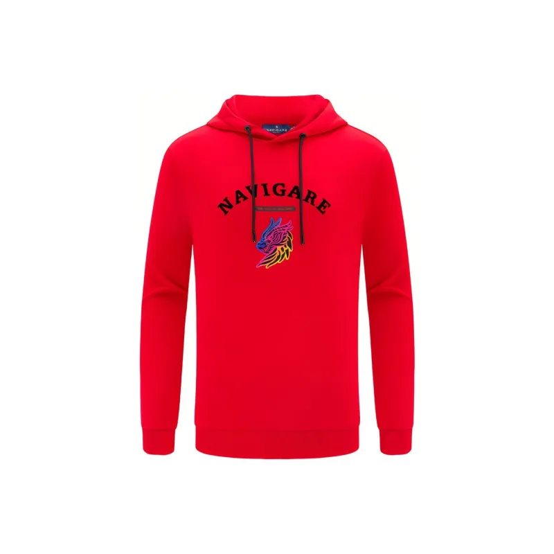 NAVIGARE Sweatshirt Unisex Phoenix Wood Red-0