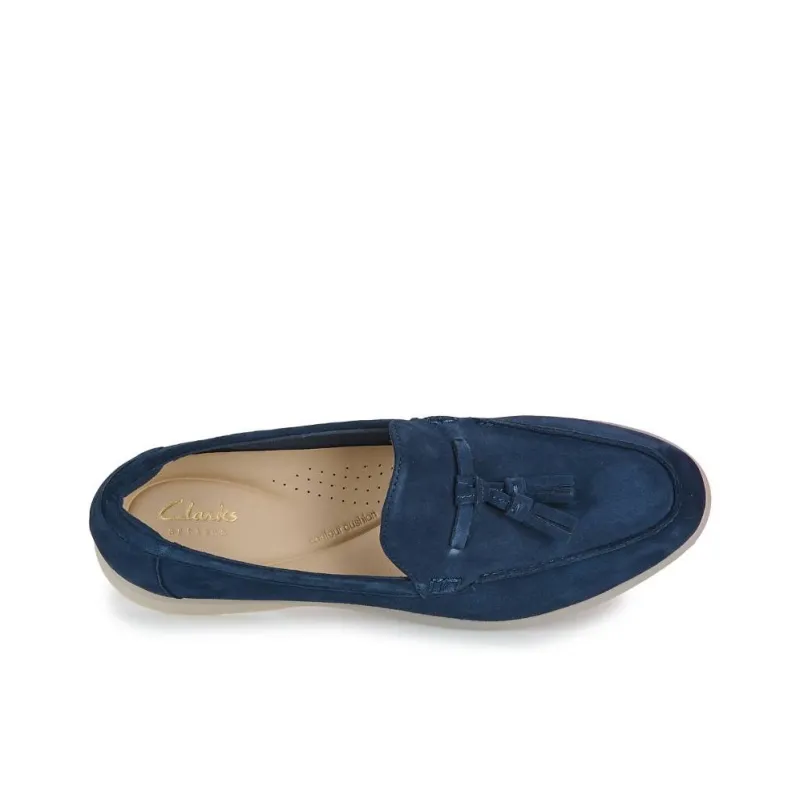 Clarks Narini Edge Loafers 2.5cm Women's Blue-5