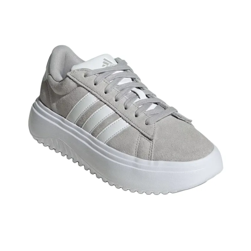 Adidas GRAND COURT Anti Slip Wear Resistant Low Top Casual Shoes Women's Gray-2