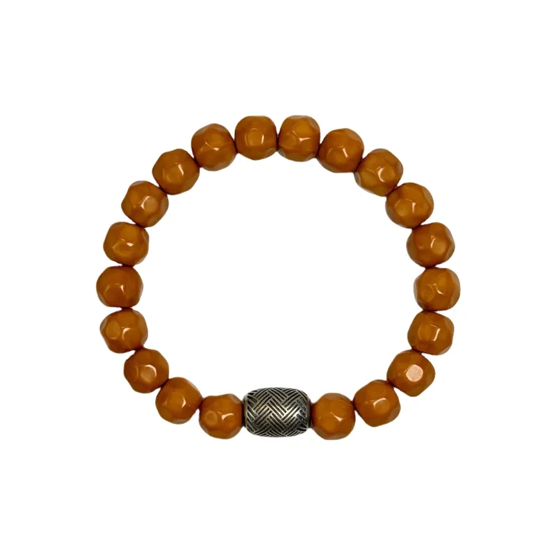 Many Blessings Peach Pit Bracelets Unisex-0