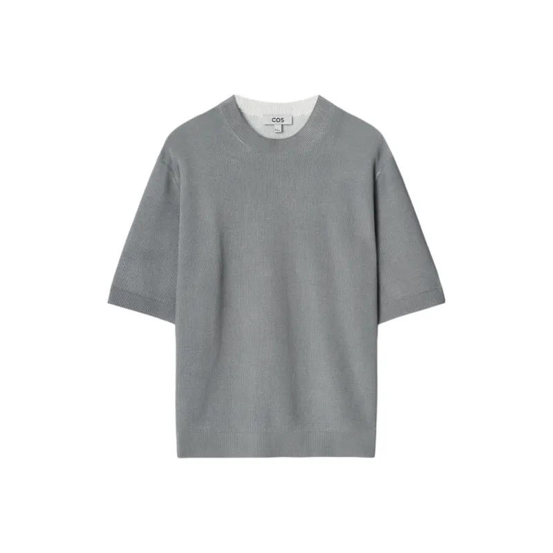 COS T Shirts Men Gray-0