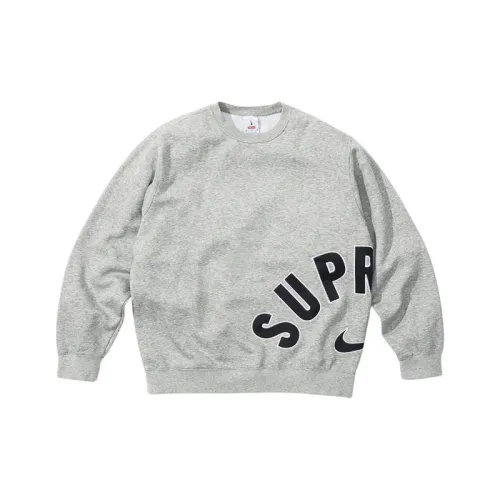 Supreme SS22 Week 14 X Nike Arc Crewneck Heather Grey
