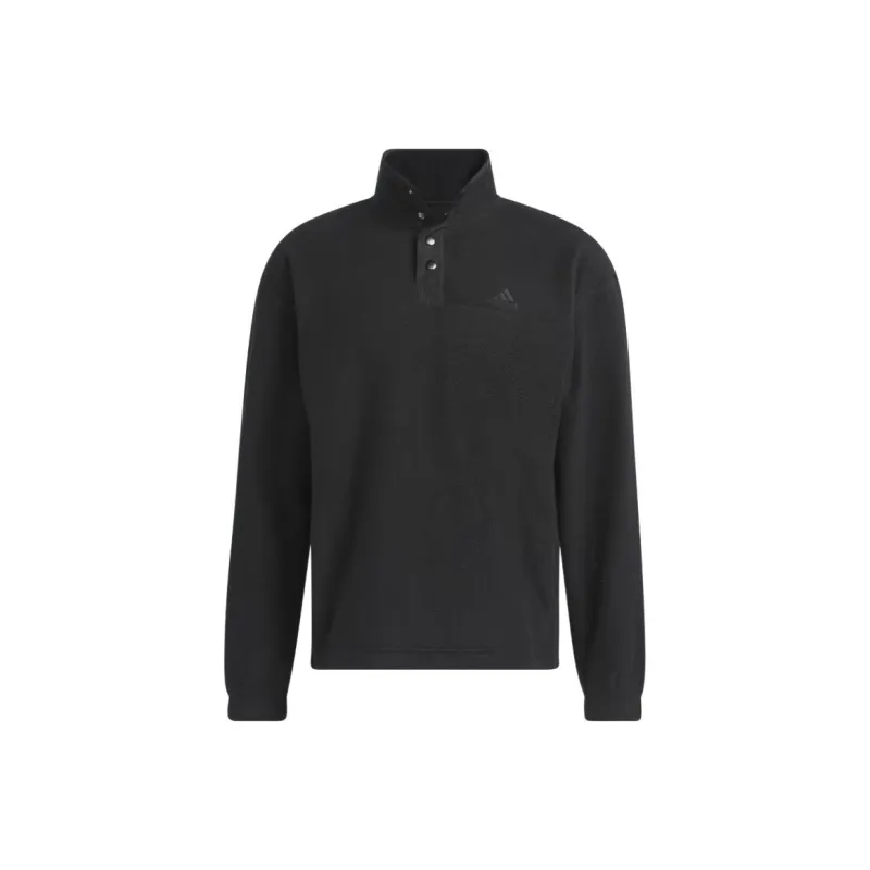 Adidas Polar Fleece Pullover Polar Fleece Pullover Sweatshirt Men's Black-0
