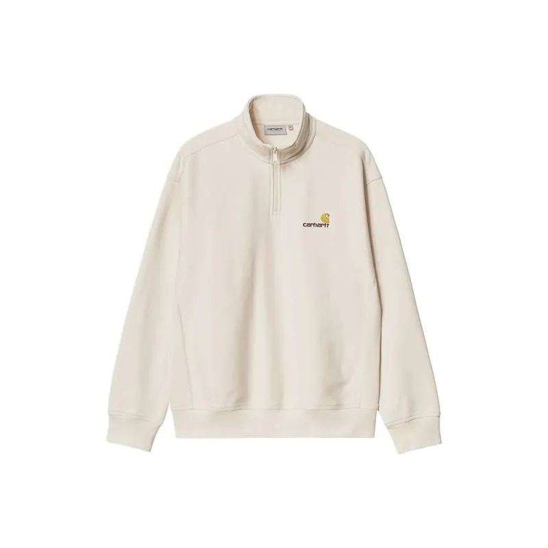 Carhartt WIP Half Zip American Script Sweatshirt-0