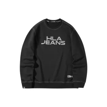 HLA JEANS Sweatshirts Men Black 51