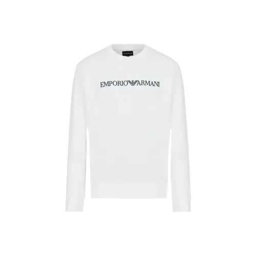 EMPORIO ARMANI Modal blend Sweatshirt With Logo rmer