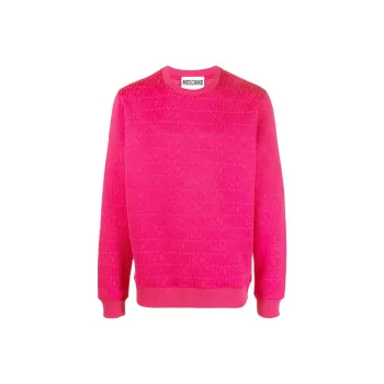 MOSCHINO Sweatshirts Men Rose Red