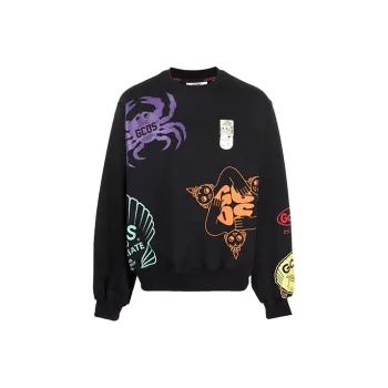 GCDS Sweatshirts Men Black