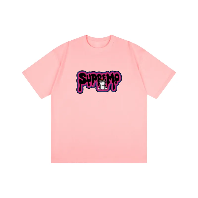 Supremo Cat T Shirts Unisex-4