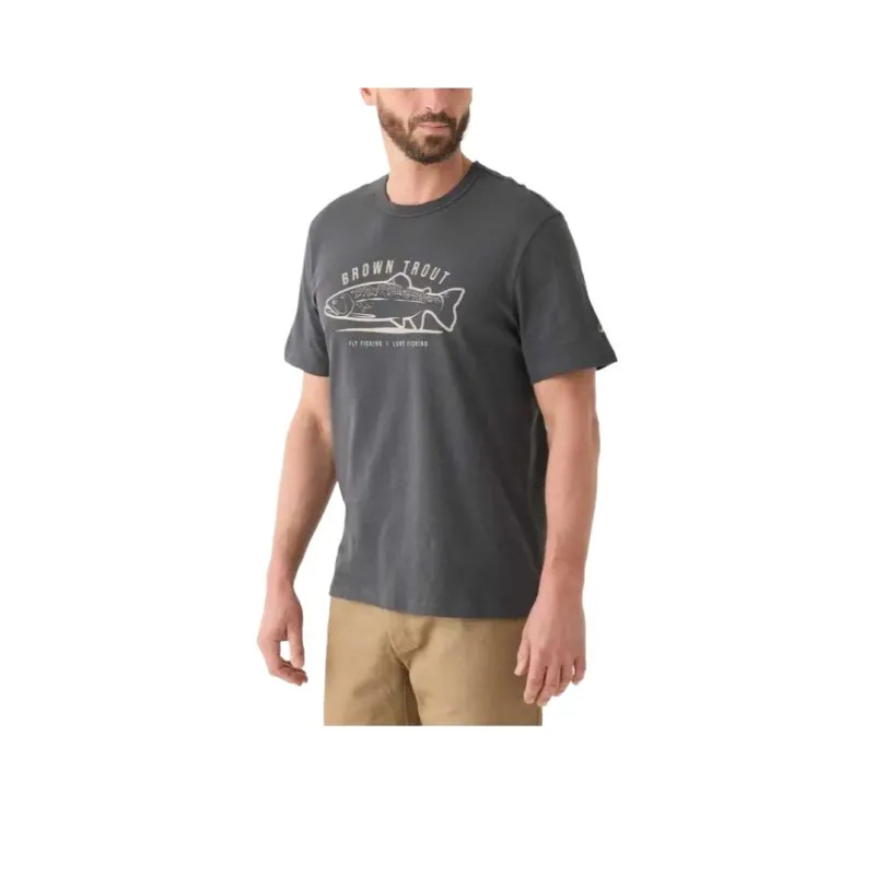DECATHLON T Shirt Men's Carbon Gray/Gray Beige-0
