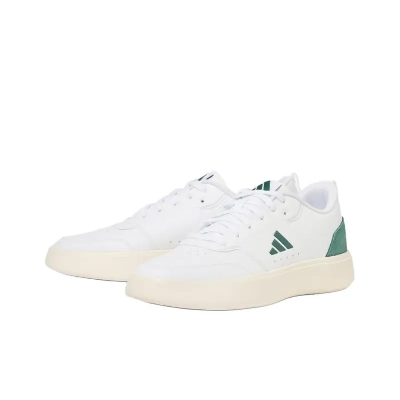 Adidas Park St Anti Slip Wear Resistant Low Top Skateboard Shoes Unisex White-2