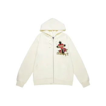ED HARDY X Sweatshirts Unisex Ecru