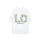 White Plant and Floral LO Letter