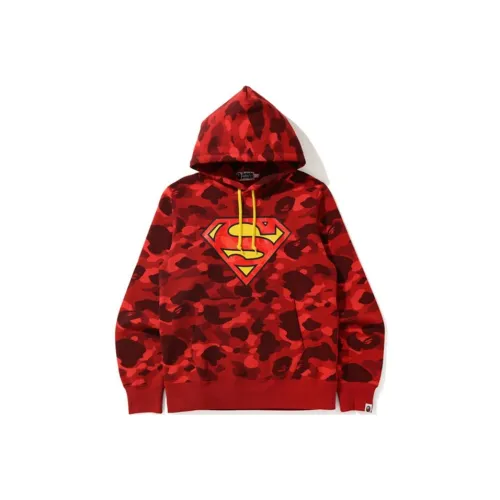 A BATHING APE X Dc Superman Camo Pullover Hoodie