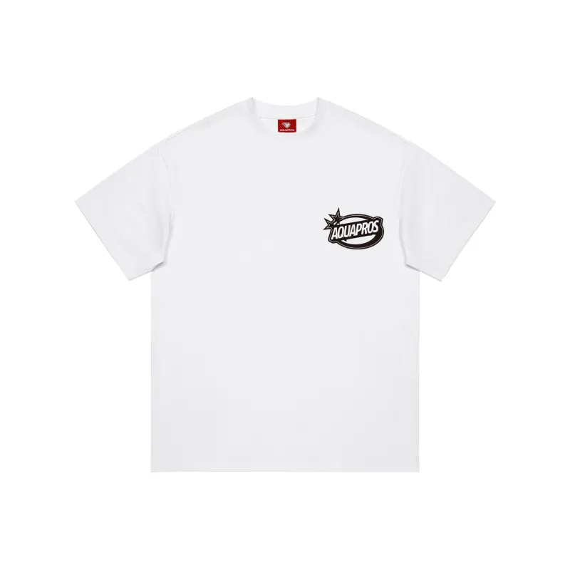 AQUAPROS T Shirts Unisex White-0