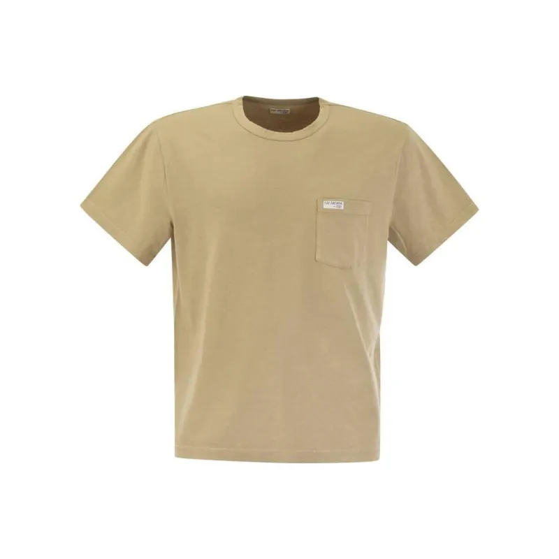 FAY T-Shirts Men Yellow-0