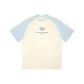 Apricot & Light Blue