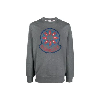 Moncler SS22 Sweatshirts Men Gray