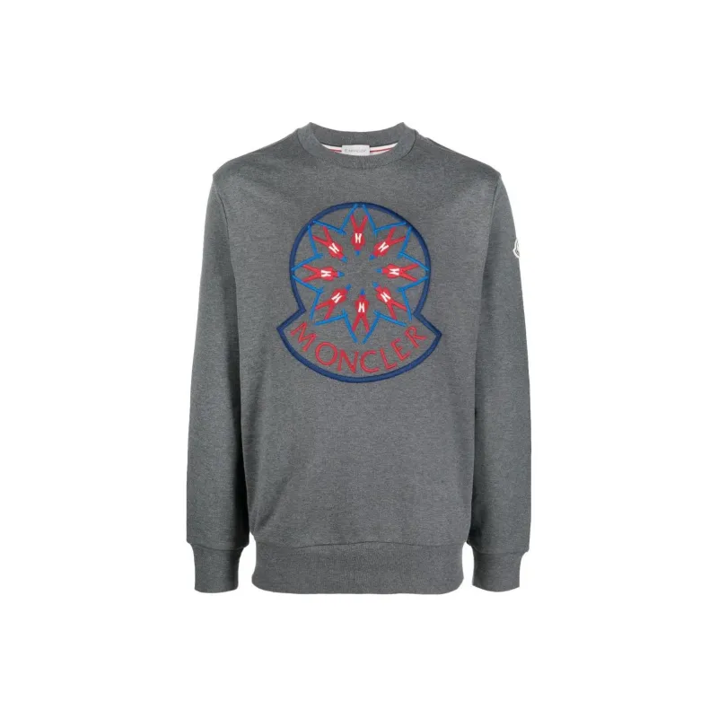 Moncler SS22 Sweatshirts Men Gray-0