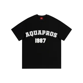 AQUAPROS T Shirt Unisex Jet Black