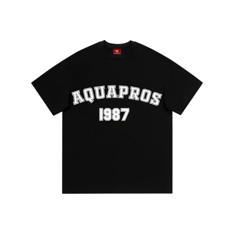 AQUAPROS T Shirt Unisex Jet Black-0